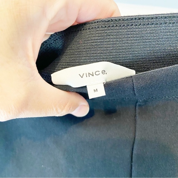 Vince | Women’s Black Mid Rise Elastic Waist Leggings Size Medium - Picture 4 of 8